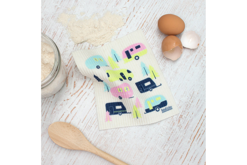 RetroKitchen compostable kitchen sponge_caravan_on bench