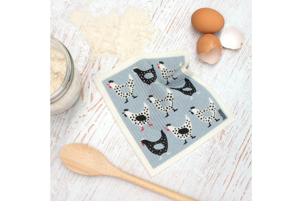 RetroKitchen compostable kitchen sponge_hens on bench
