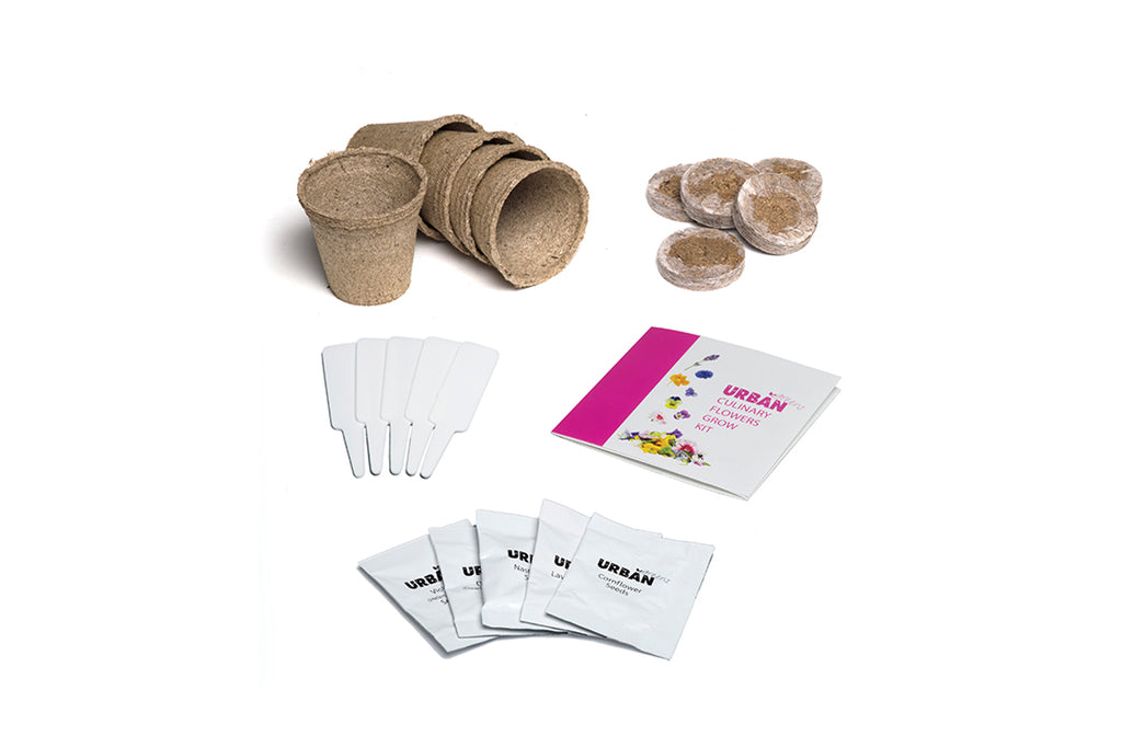 Urban Greens Culinary Flower "Grow Your Own Garden" Kit