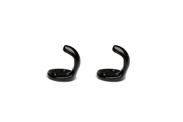 Small black wall hooks on sale