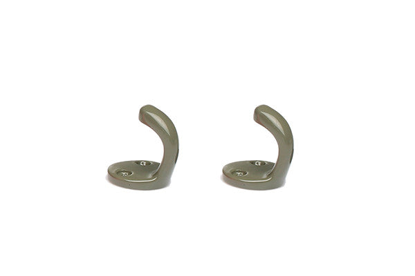 retrokitchen small enamel hooks in grey