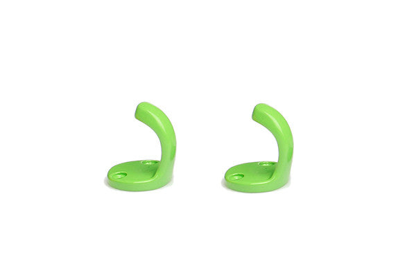 retrokitchen small enamel hooks in pale green