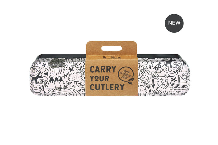 Carry Your Cutlery - Doodle Art