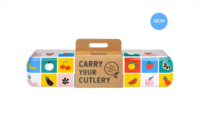 RetroKitchen Carry Your Cutlery - Retro Fruit Design