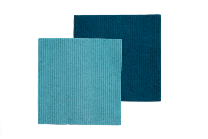 Organic Dyed Sponge Cloth Set - Marine