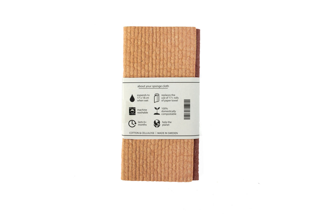 RetroKitchen organic dyed sponge cloths