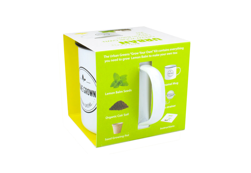 Urban Greens Lemon Balm Grow Your Own Tea Kit