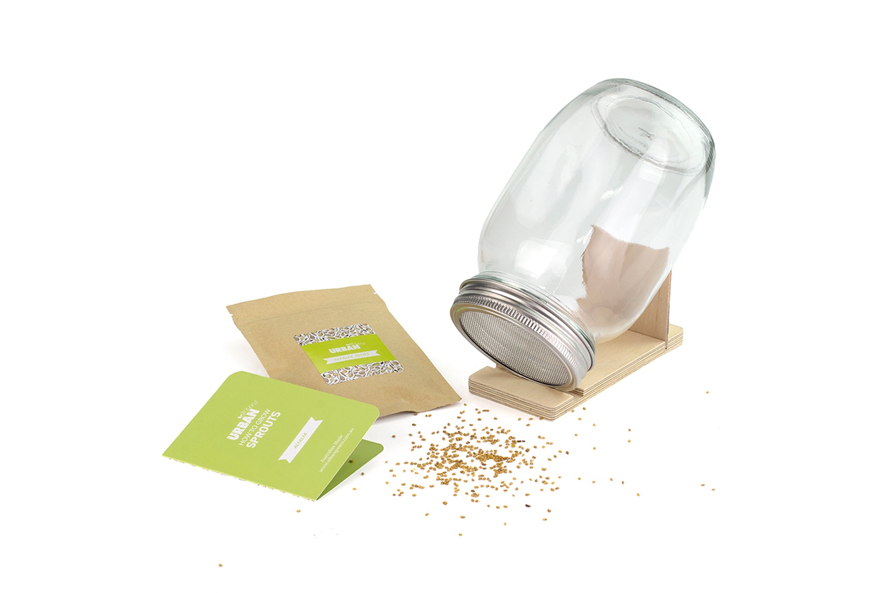 URBAN GREENS SPROUT JAR KIT ALFALFA RetroKitchen